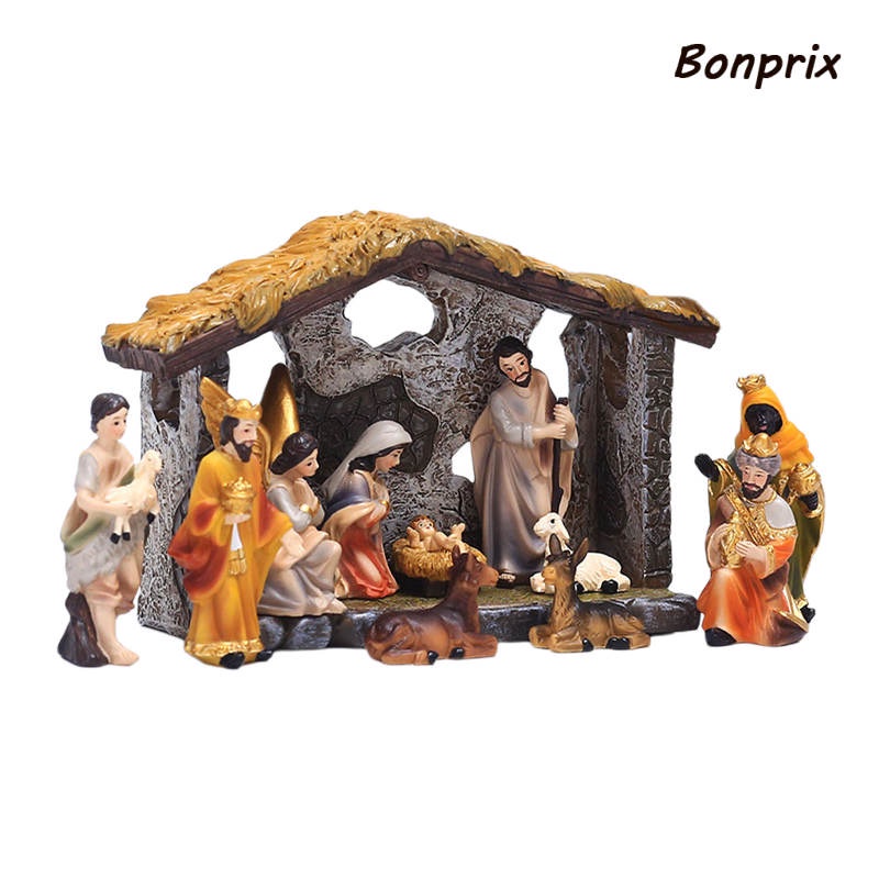 Bộ tượng phong cảnh chúa Jesus trang trí đa dụng chất lượng cao