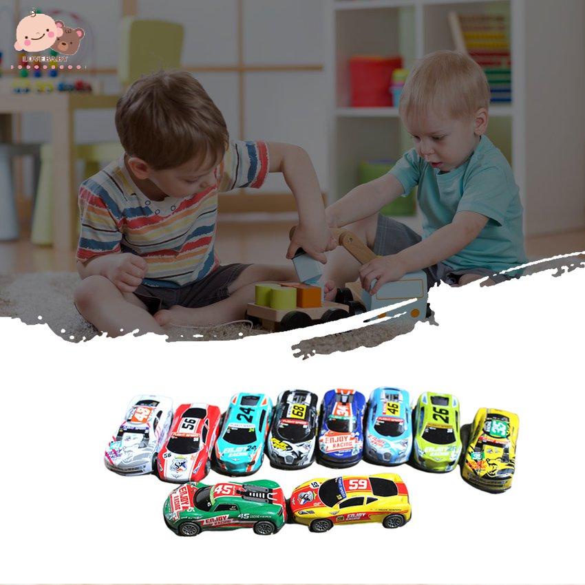 [HOT]Alloy Pullback Racing Truck Children's Toys Simulation Car Model Toys