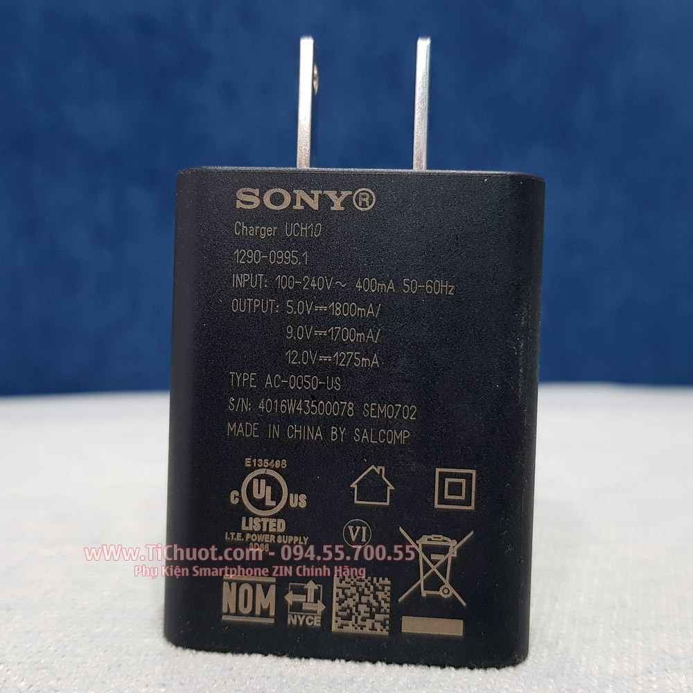 [ZIN THEO MÁY] Củ Sạc Nhanh Sony UCH10 Quick Charge 2.0