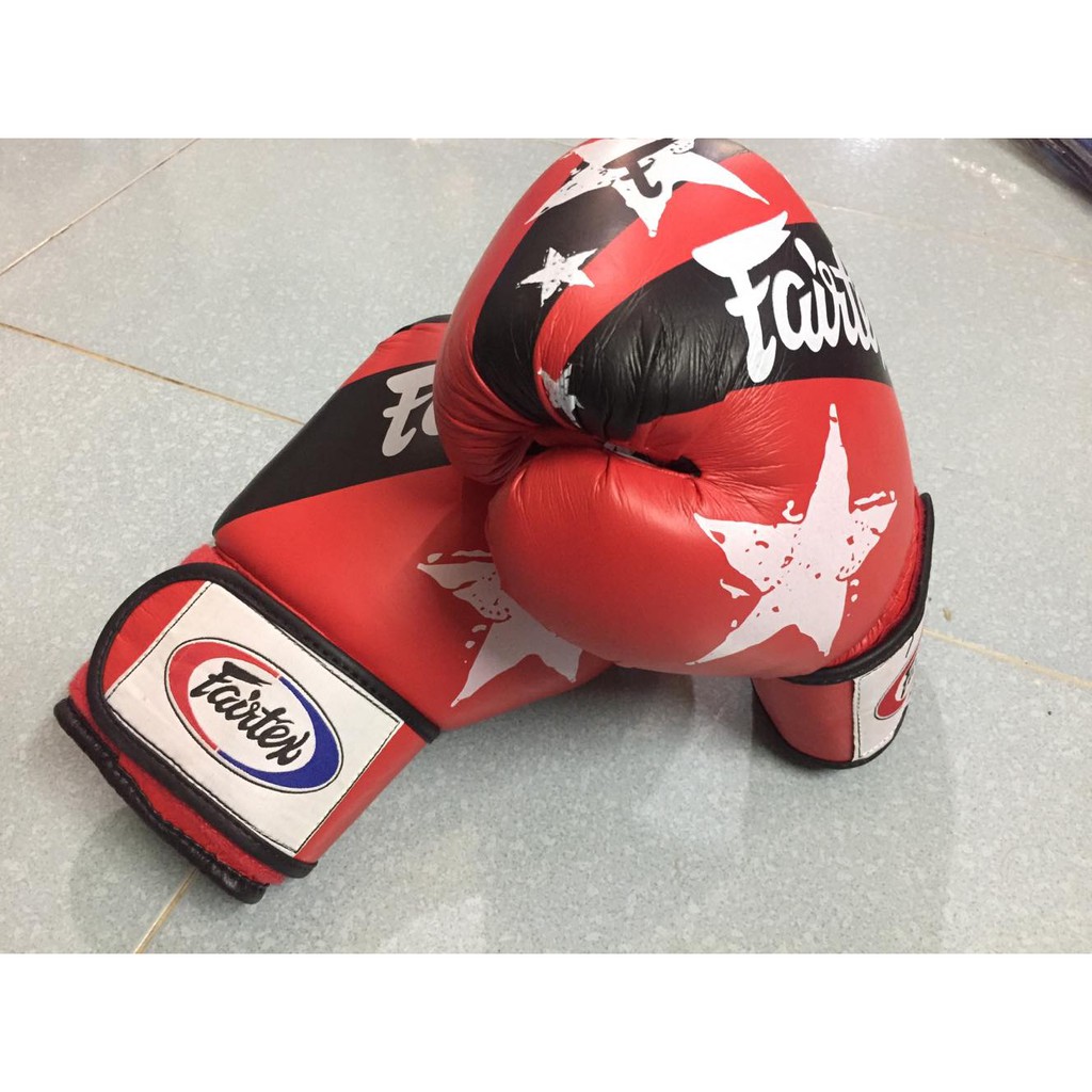 Găng tay boxing FAIRTEX Chất liệu da PU cao cấp đa dạng màu chủ đạo có 2 size giành cho nam và nữ_ Trang sport