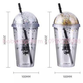 LY NHỰA CÓ ỐNG HÚT LOCK&LOCK HAP506 530ML