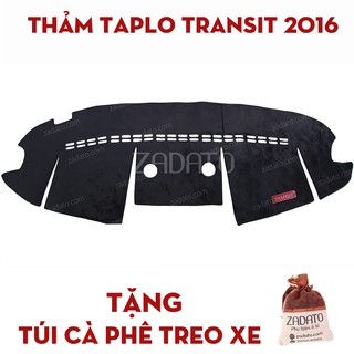 Thảm taplo xe ford transit - thảm chống nóng taplo lông cừu - tặng: túi cafe treo xe
