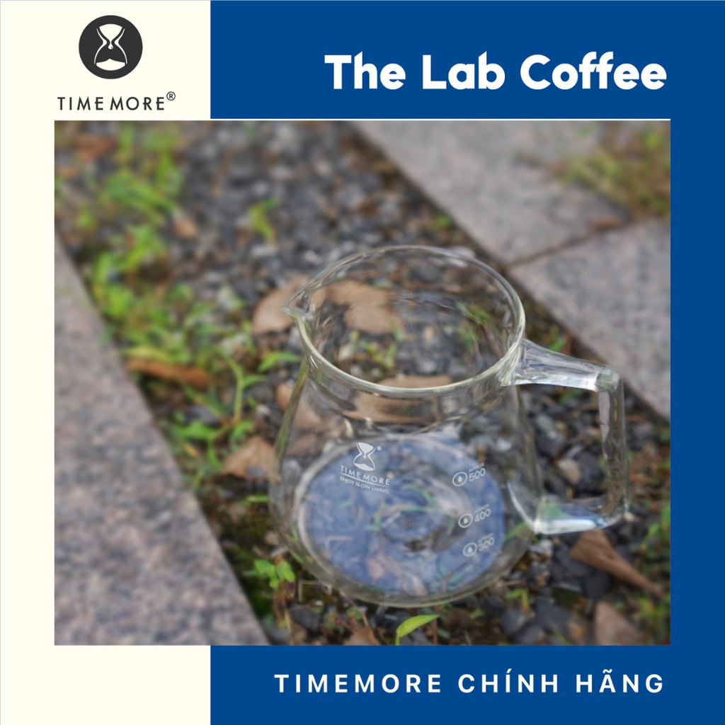 Bình thuỷ tinh phục vụ cà phê Timemore