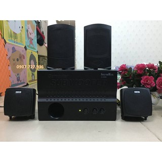 SOUNDMAX 4.1 5000 màu đen, còn mới giá rẻ