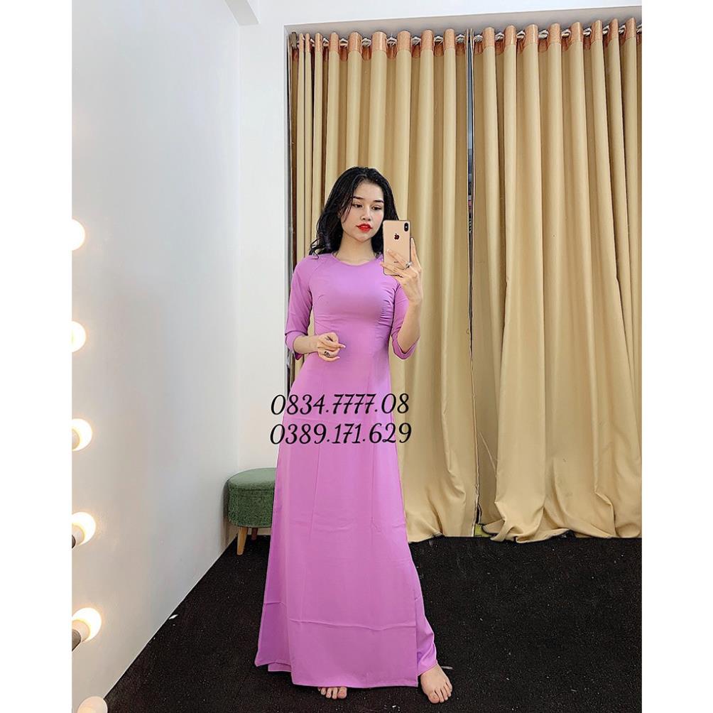 SALE SỐC Áo Dài Cao Cấp - Chất Lụa Đẹp - Nhiều Màu Sắc Cho Khách Lựa Chọn - Ảnh Thật Shop Tự Chụp