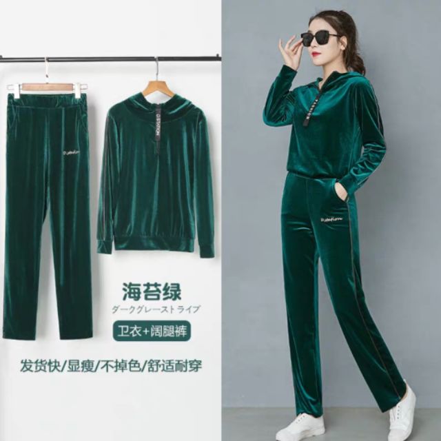 Set bộ nhung QC nữ
