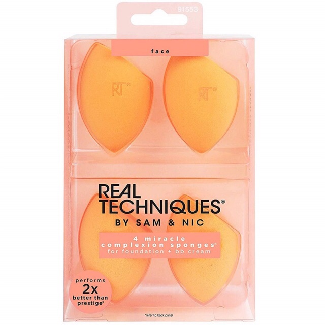 [Mới] Mút trứng trang điểm Miracle Complexion Real Techniques