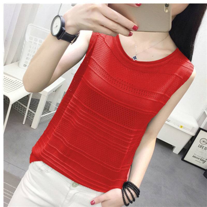 Áo Thun Không Tay Phong Cách Hàn Quốc Mới Dành Cho Nữ