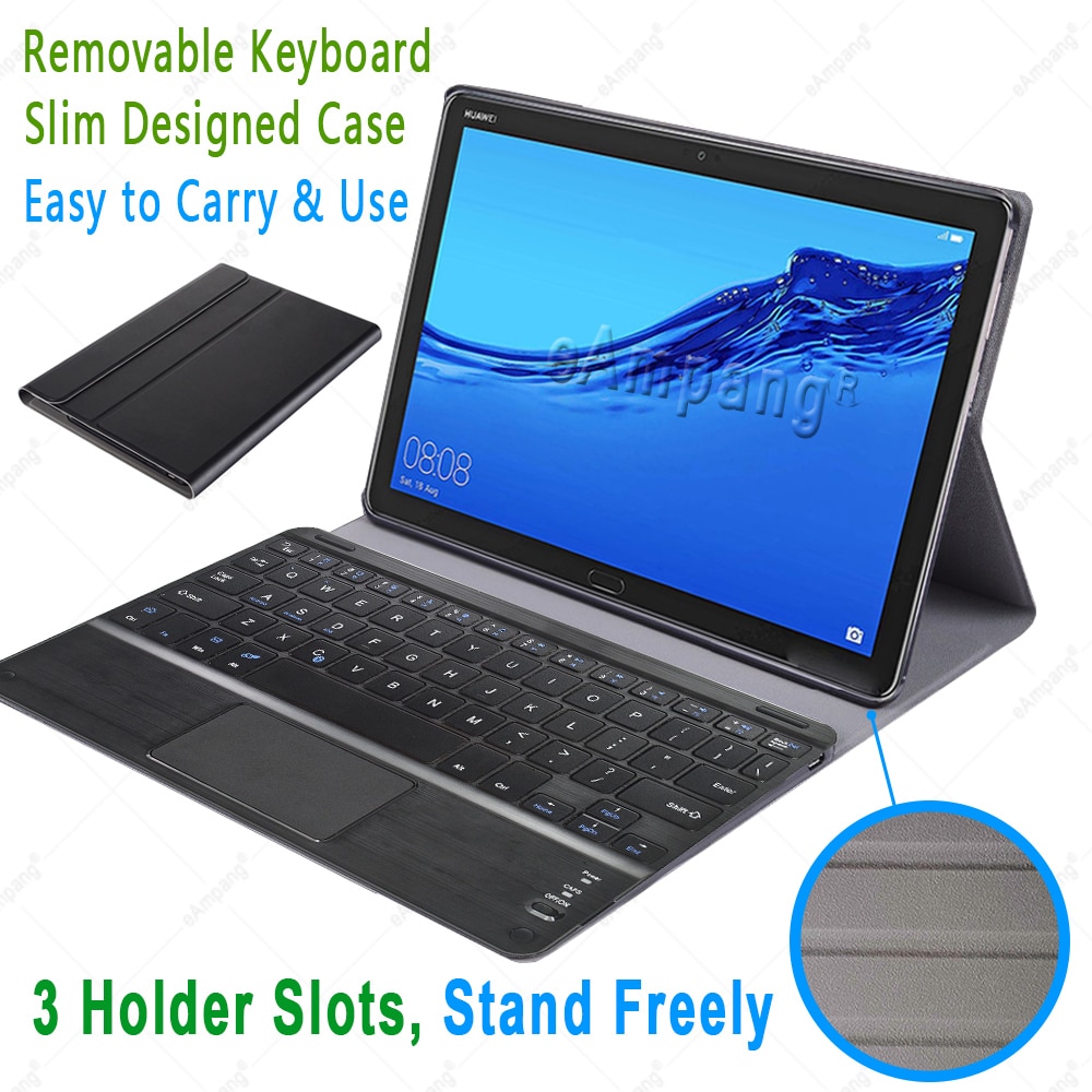 Case Touchpad Keyboard For Huawei Mediapad T5 10 M5 lite 10.1 M5 10 Pro M6 10.8 Matepad 10.4 Pro 10.8 T10 T10S 10.1 Cover Shell