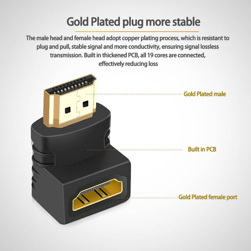 Cáp KếT NốI HDMI HìNh Chữ L 90 Độ
