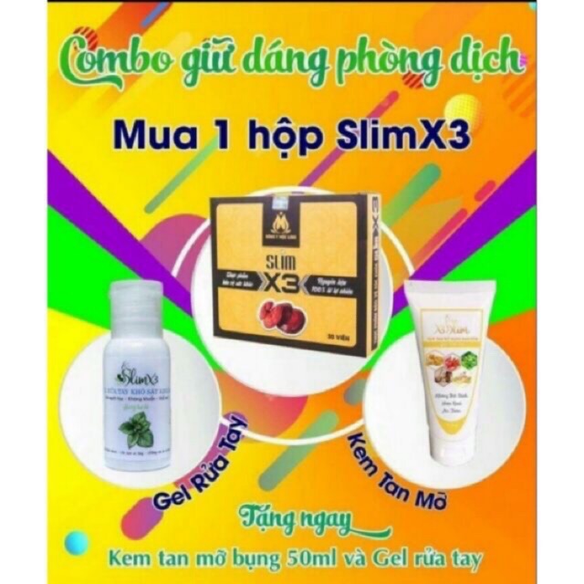Giảm Cân Đông Y Mộc Linh x3 30v tặng gel dgreen rửa tay 250ml | BigBuy360 - bigbuy360.vn