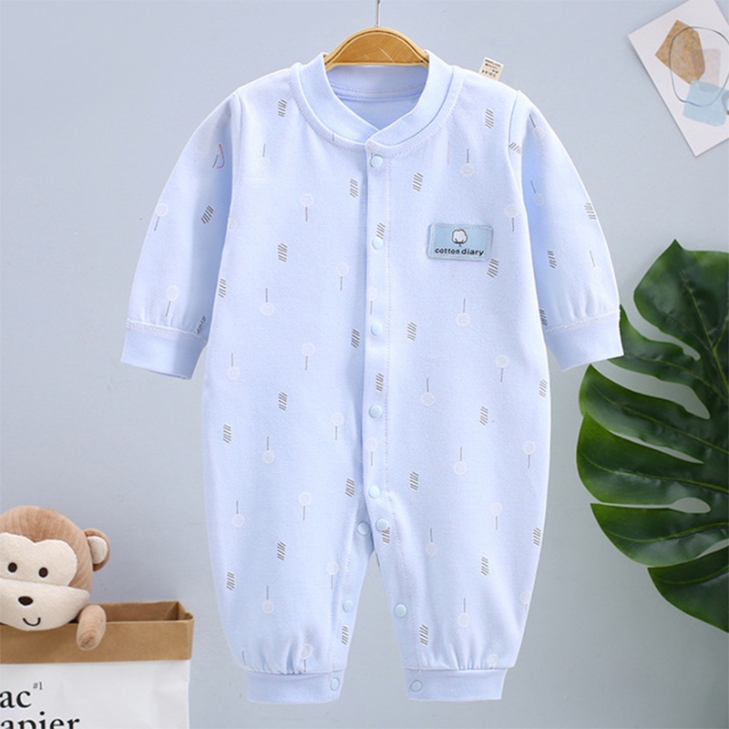 Bộ body dài tay bodysuit liền thân đáng yêu cho bé trai bé gái sơ sinh 100% cotton cao cấp xuất Nhật size 3-12kg _ BD13