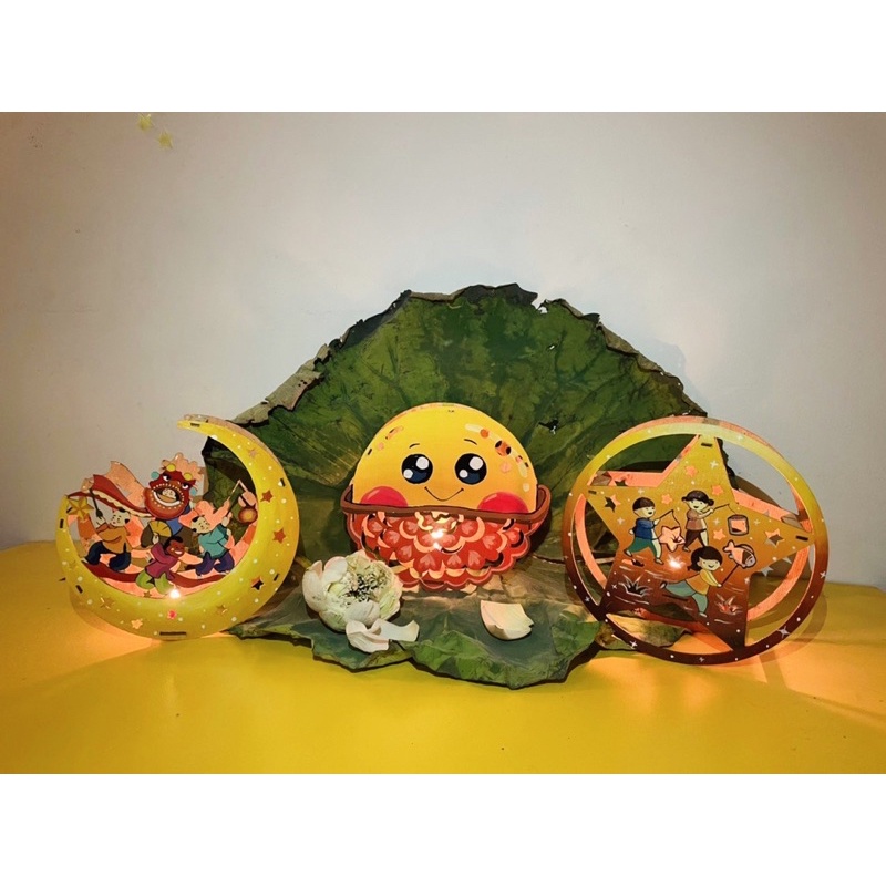 Bộ Kit làm Lồng đèn Trung thu cho bé (Bản Mộc)