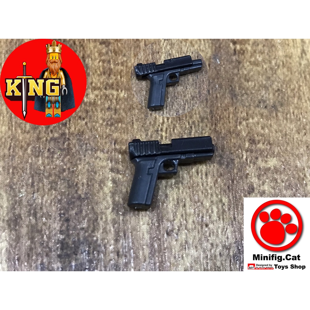 Minifigcat (0373)Black-Combat Black_SGX17 Phụ kiện đồ chơi LEGO