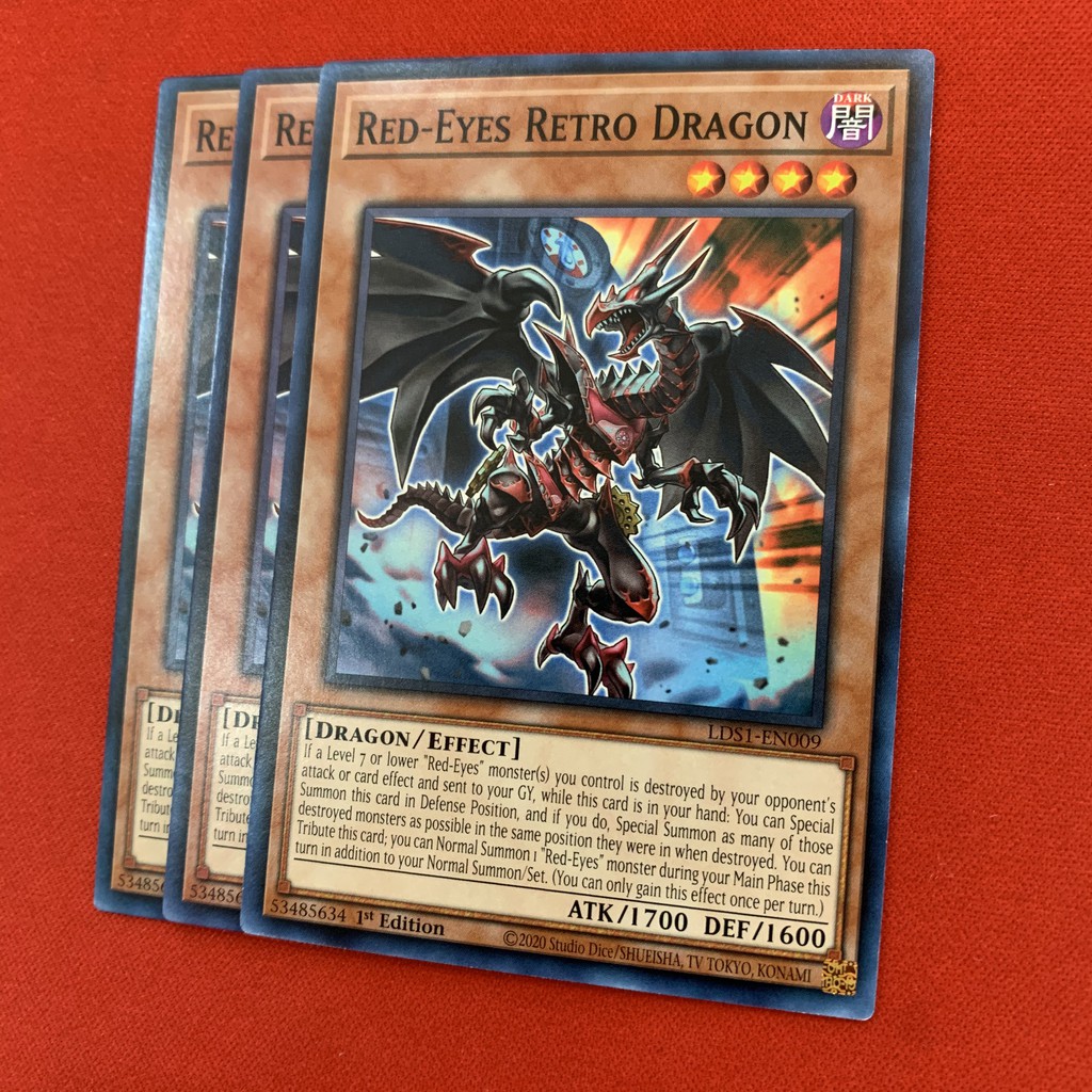 [EN-JP ][Thẻ Bài Yugioh Chính Hãng] Red-Eyes Retro Dragon