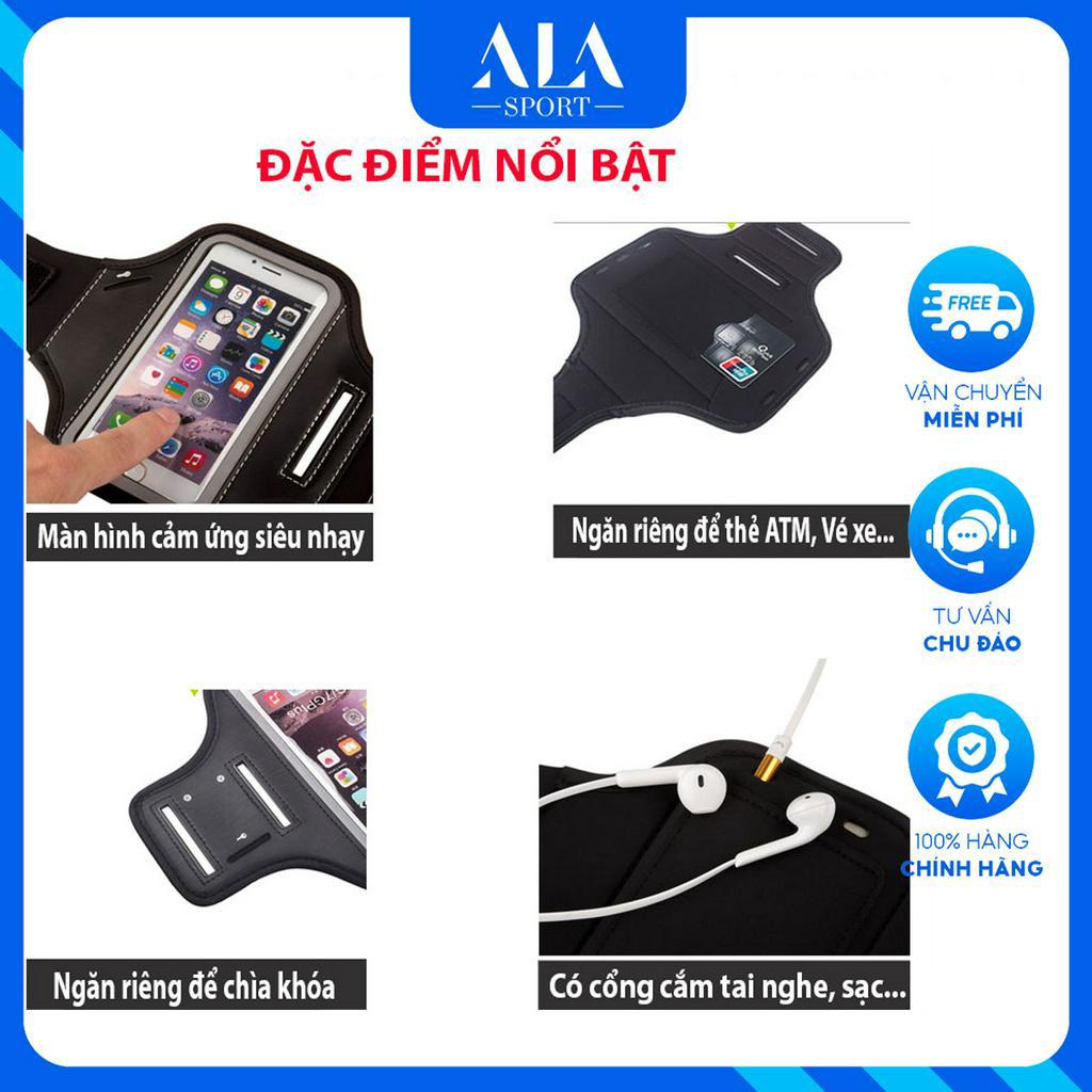 Bao Đeo Tay Điện Thoại Chạy Bộ Cảm Ứng Phản Quang Siêu Mỏng Nhẹ Đựng Điện Thoại Iphone, Samsung 6-7 inch DT12