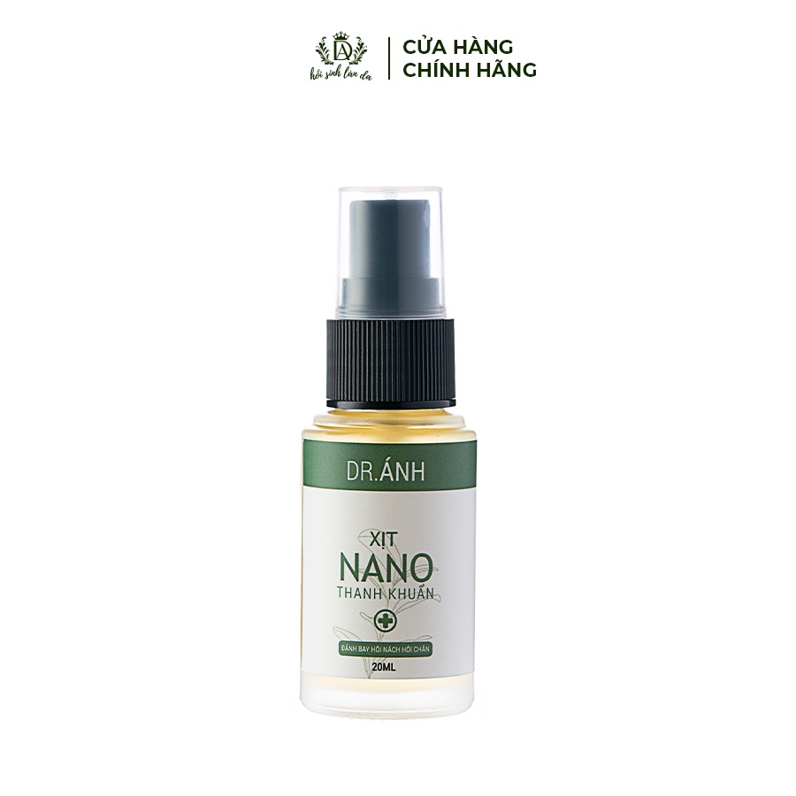 Xịt khử mùi hôi nách Dr. Ánh 20ml, khử mùi hôi chân