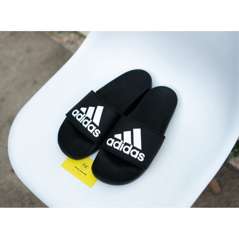 Dép Adidas Adilette Comfort Black CG3425, Dép Nam Nữ Quai Ngang Thời Trang
