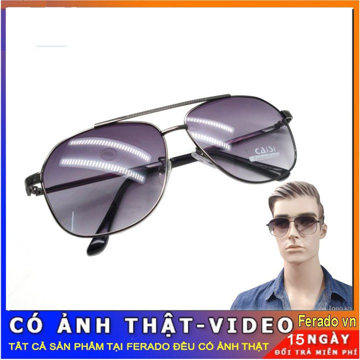 Kính mát nam nữ CAZI thời trang mắt vuông