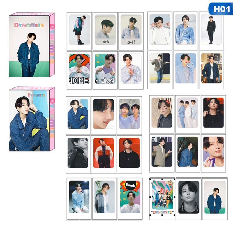 Hộp 30 Ảnh Lomo Card Nhóm Nhạc Bts