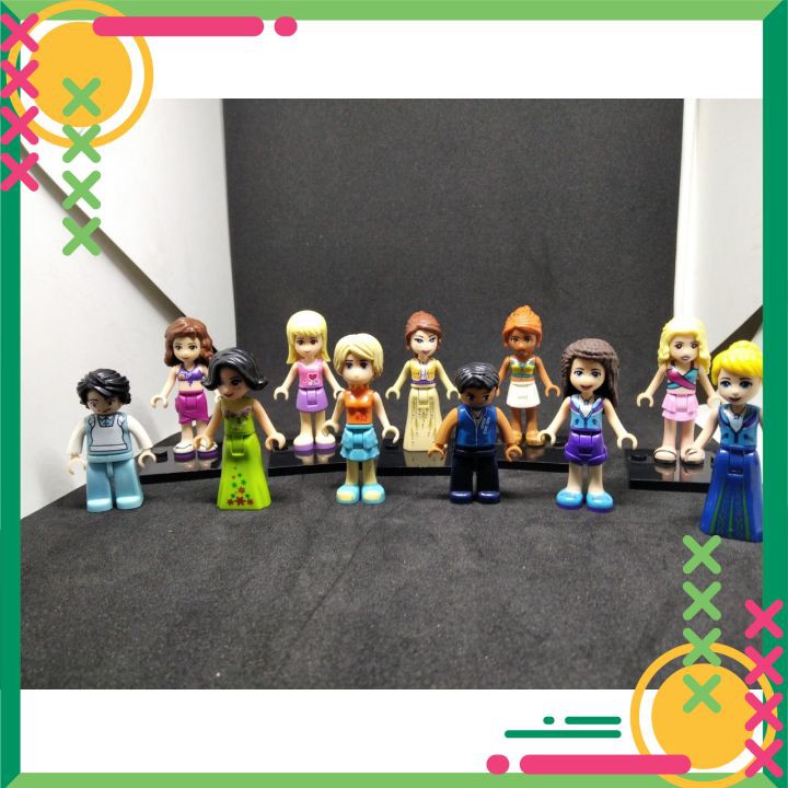 😍SIÊU RẺ😍 đồ chơi lắp ráp , set 5 nhân minifigures chủ đề friends 90% ngẫu nhiên ( SECONHAND )