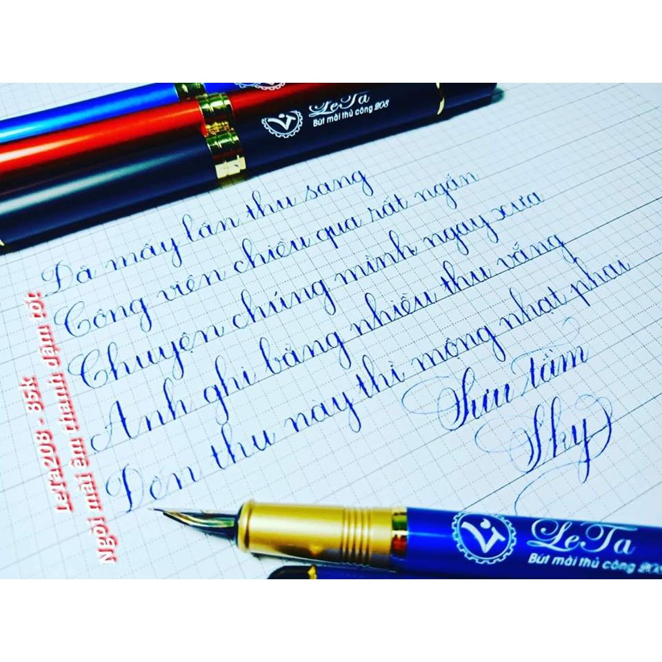 Bút Leta 208  - ngòi hoa vàng siêu bền