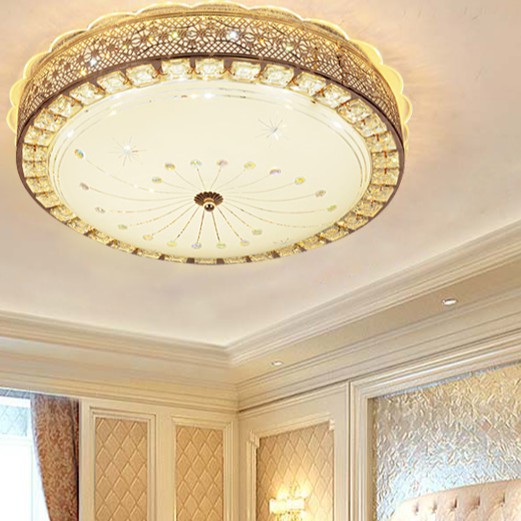 Đèn Mâm Tròn Mạ Vàng H73/500 (H87)