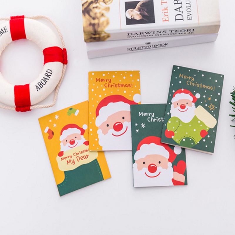 Sổ Tay Mini Phong Cách Giáng Sinh Dễ Thương Dùng Làm Quà Tặng