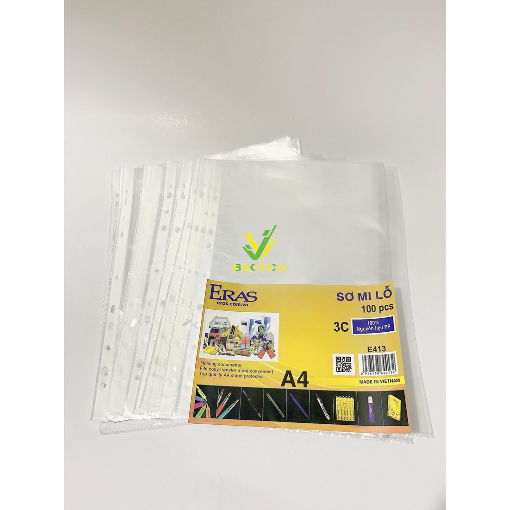 Bìa Lỗ A4, Bìa Đục Lỗ, Bìa Đựng Hồ Sơ