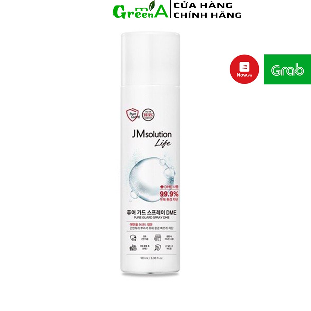 Xịt Phòng Khử Trùng Khử Mùi Kháng Khuẩn JmSolution Life Pure Guard Spray Dme 180ml