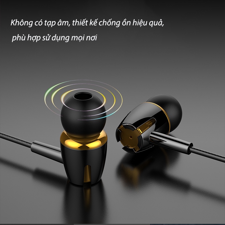 Tai nghe bass mạnh mẽ/Tai Nghe Gaming B6 Có Dây Nhét Tai Chơi Game Chống Ồn Có Mic In Ear Cho IPhone Android#16