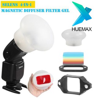 Bộ điều chỉnh khuếch tán đèn flash hình cầu cho camera kèm phụ kiện