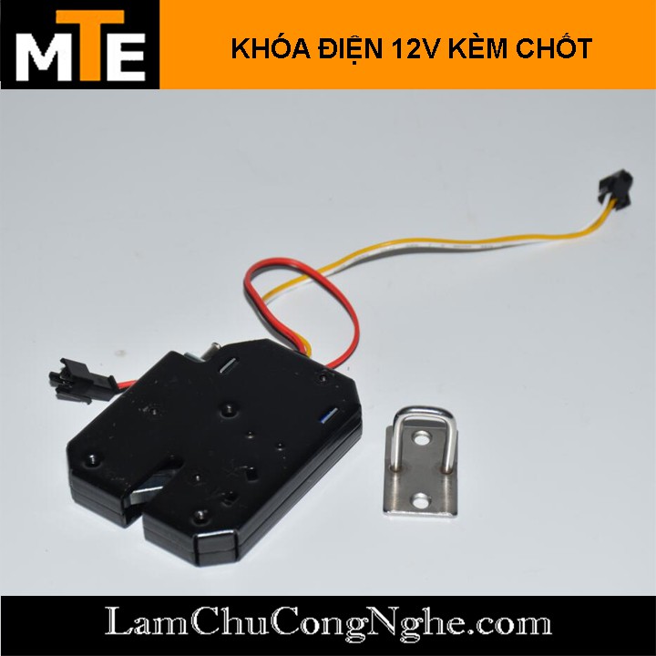 Khóa điện thông K01-12V minh cho tủ, hòm, hộp, các máy bán hàng tự độn