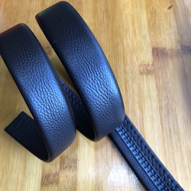 Dây nịt nam thắt lưng nam da bò thật liền miếng