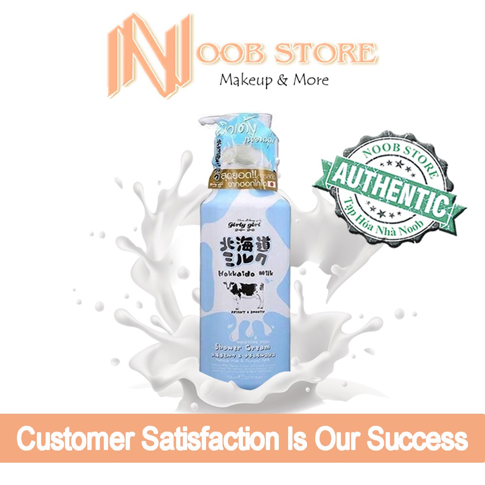 Sữa tắm trắng da Hokkaido Milk Whitening AHA Shower Cream