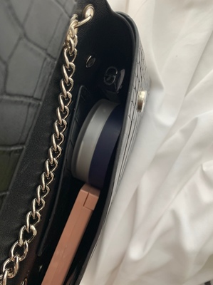 Túi Đeo Chéo Màu Đen Thiết Kế Đơn Giản Thời Trang Dành Cho Nữ