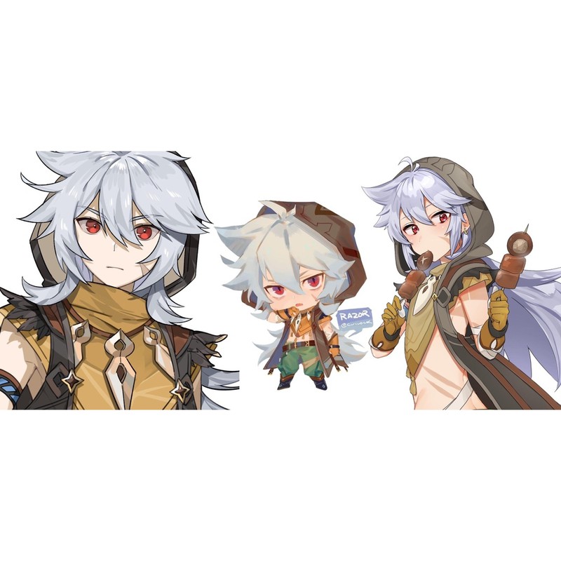cốc razor genshin impact / cốc in hình anime genshin impact razor