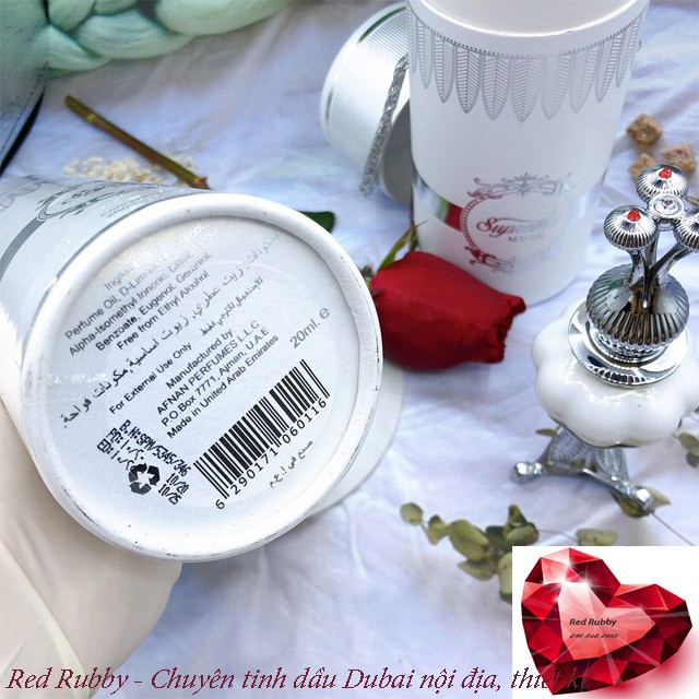 Tinh Dầu Nước Hoa Dubai Nội Địa Supreme Musk  Ngọt Ngào, Dễ Thương