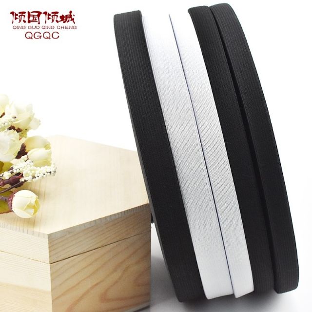 1 mét dây chun bản 1cm (trắng)