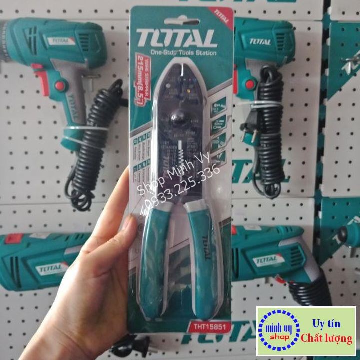 Kìm tuốt dây điện Total THT15851