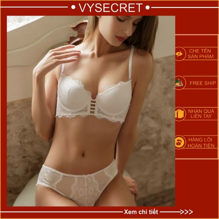 BỘ ĐỒ LÓT REN SIÊU NÂNG NGỰC ⚡hít hót  ⚡ TẠO KHE ,SEXY ,QUYẾN RŨ V123 | BigBuy360 - bigbuy360.vn