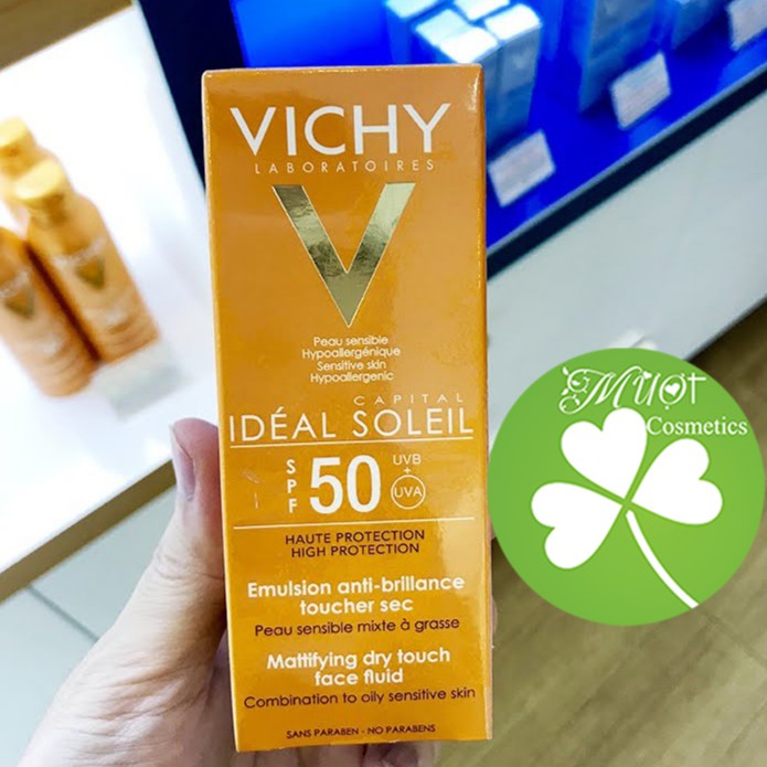 [Chính Hãng] Kem Chống Nắng Vichy SPF 50 Ideal Soleil Emulsion Anti-Brillance 50ml