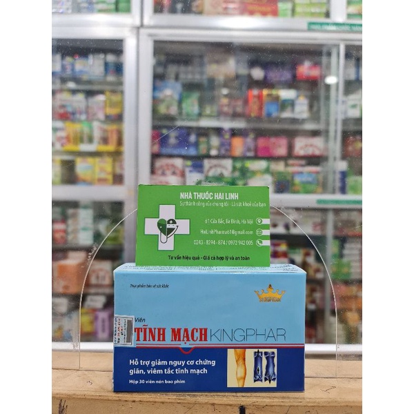 Viên uống giảm viêm tĩnh mạch Tĩnh mạch Kingphar⚡Tặng quà⚡Hộp 30 viên giảm nguy cơ suy giãn tắc tĩnh mạch