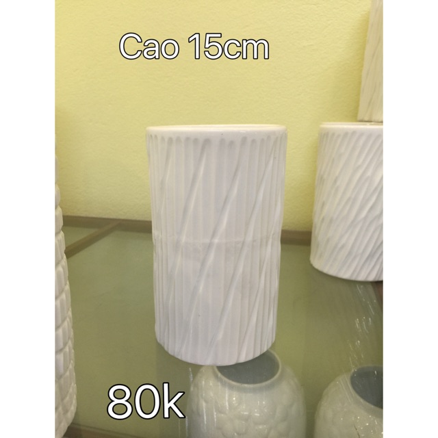 Lọ hoa / bình hoa 3D gốm sứ Bát Tràng 