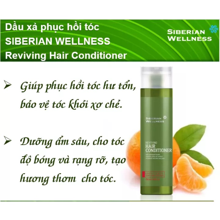 Dầu❤️❤️ xả phục hồi tóc SIBERIAN WELLNESS Reviving Hair Conditioner Sản Phẩm Nga MinhAnh