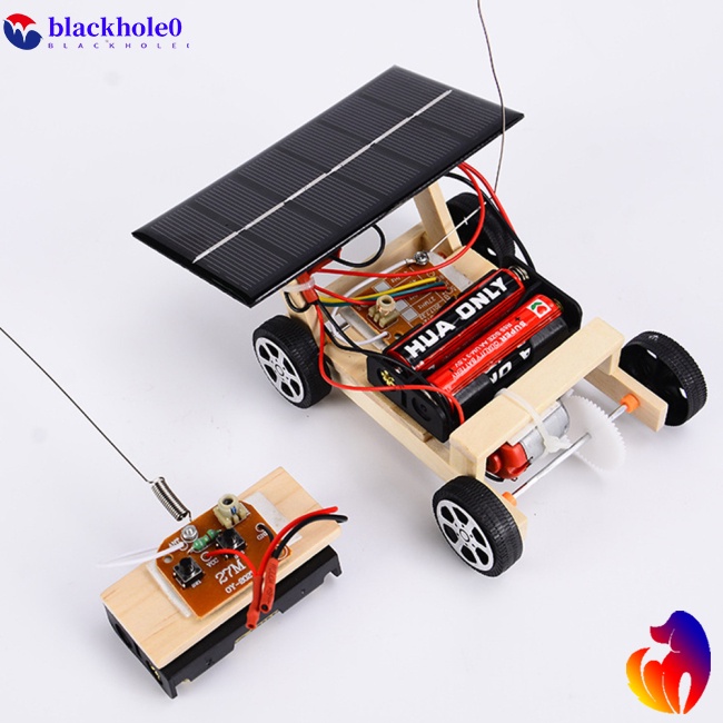 Bộ đồ chơi lắp ráp xe hơi điều khiển từ xa bằng năng lượng mặt trời cho bé