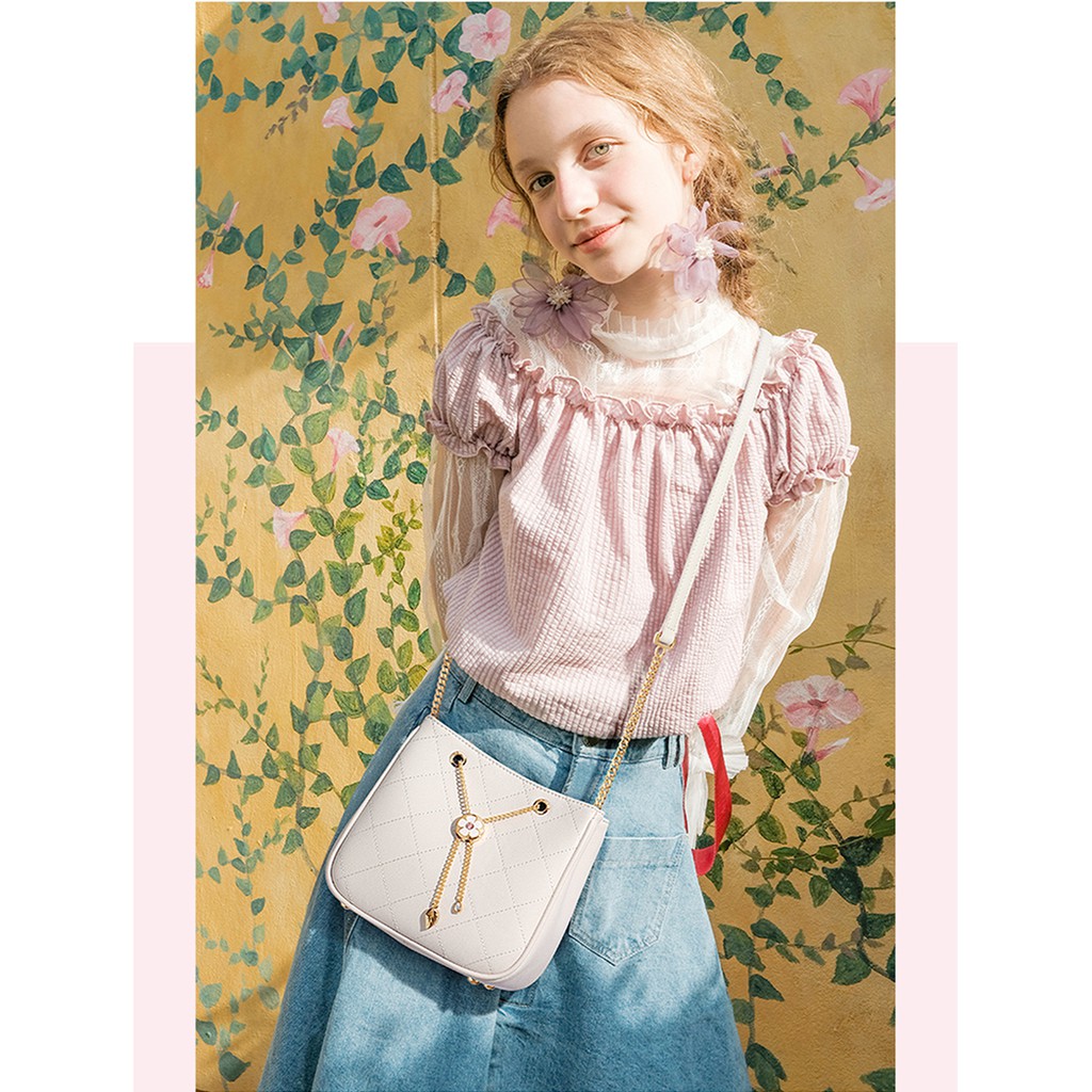 Túi Bucket Trắng JUST STAR DU172479 48