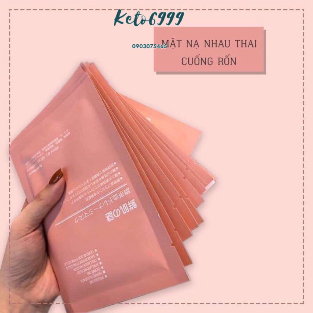 MẶT NẠ CUỐNG RỐN NHAU THAI TẾ BÀO GỐC RWINE BEAUTY CAO CẤP NHẬT BẢN 100%