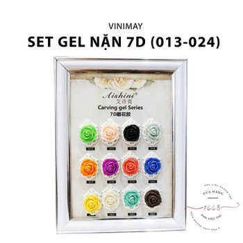 VINIMAY (SET) GEL NẶN 7D CHÍNH HÃNG 100% (013 - 024)