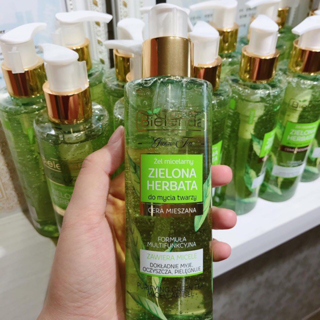 GEL RỬA MẶT TRÀ XANH BIELENDA - GREEN TEA Micellar Gel For Face Cleansing BIELENDA | BigBuy360 - bigbuy360.vn